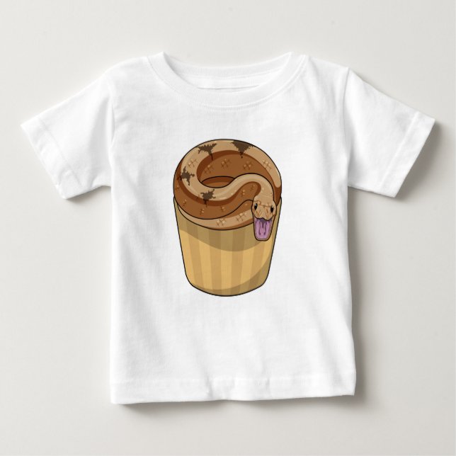 Camiseta Cobra com Muffin (Frente)