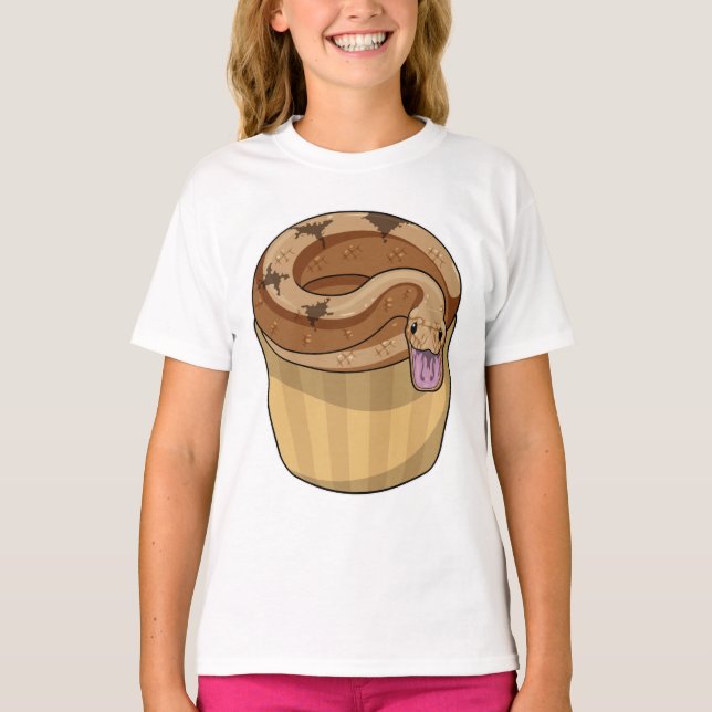 Camiseta Cobra com Muffin (Frente)