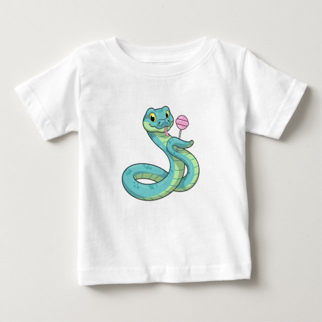 Camiseta Cobra com pirulito (Frente)