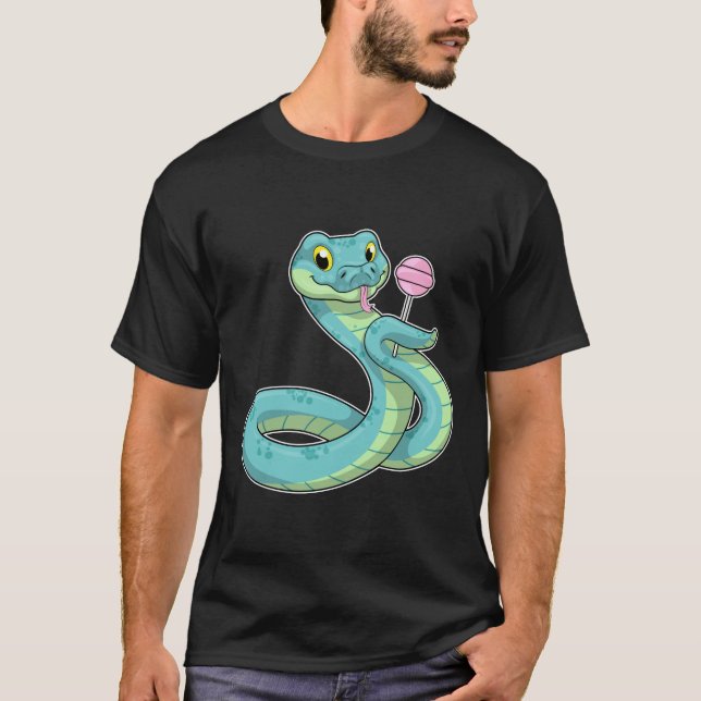 Camiseta Cobra com pirulito (Frente)