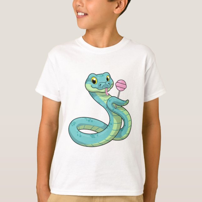 Camiseta Cobra com pirulito (Frente)
