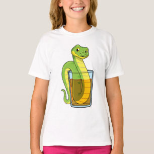 Camiseta Cobra com suco