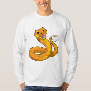 Camiseta Cobra com Taça de Café