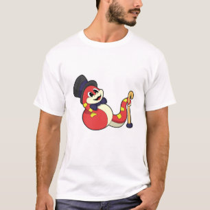 Camiseta Cobra como Alcance com Chapéu