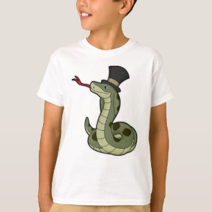 Camiseta Cobra como Cavalheiro & Chapéu