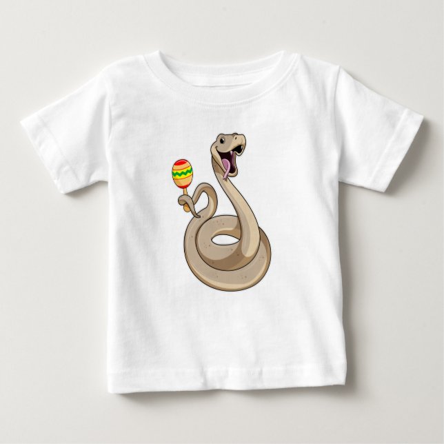 Camiseta Cobra como músico com Maracas (Frente)