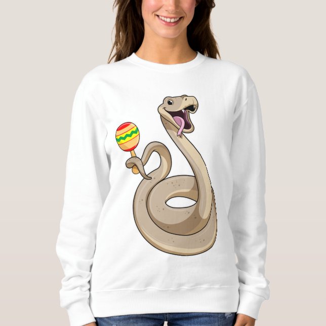 Camiseta Cobra como músico com Maracas (Frente)