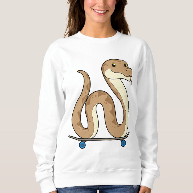 Camiseta Cobra como Patinador com skate (Frente)