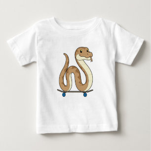 Camiseta Cobra como Patinador com skate