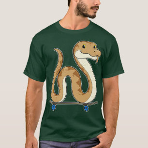 Camiseta Cobra como Patinador com skate