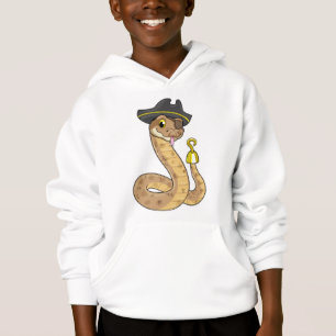 Camiseta Cobra como Pirata com Mão Gancho e Elemento