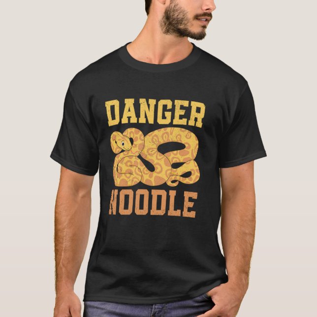Camiseta Cobra Danger Noodle Serpent Python Wild Reptile (Frente)
