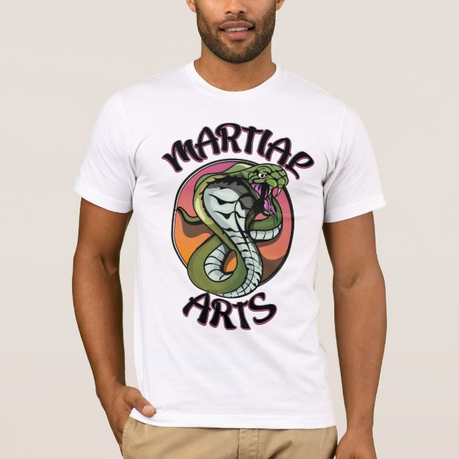 Camiseta Cobra de Artes Marciais (Frente)