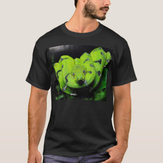 Camiseta cobra de boa verde grande