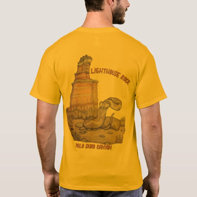 Camiseta Cobra de Cascavel da Rocha do Farol (Verso)