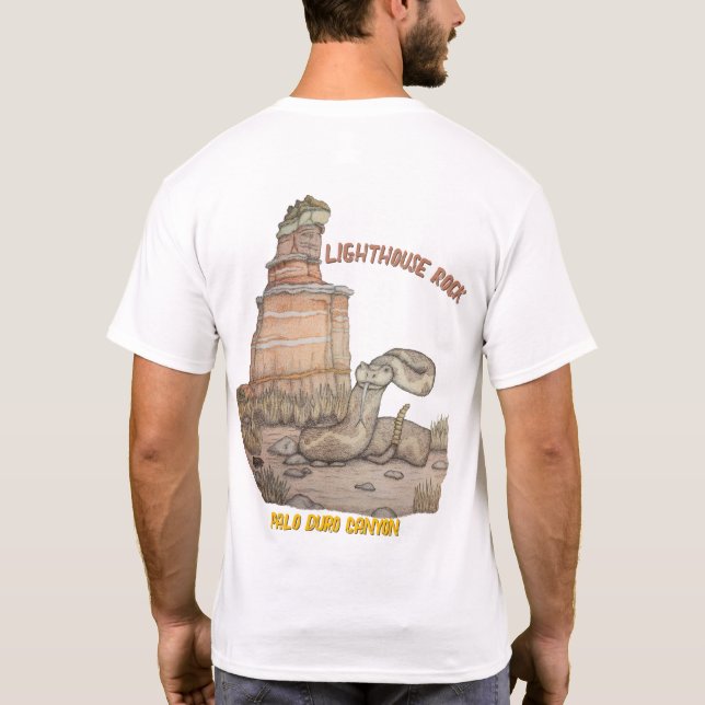 Camiseta Cobra de Cascavel da Rocha do Farol (Verso)