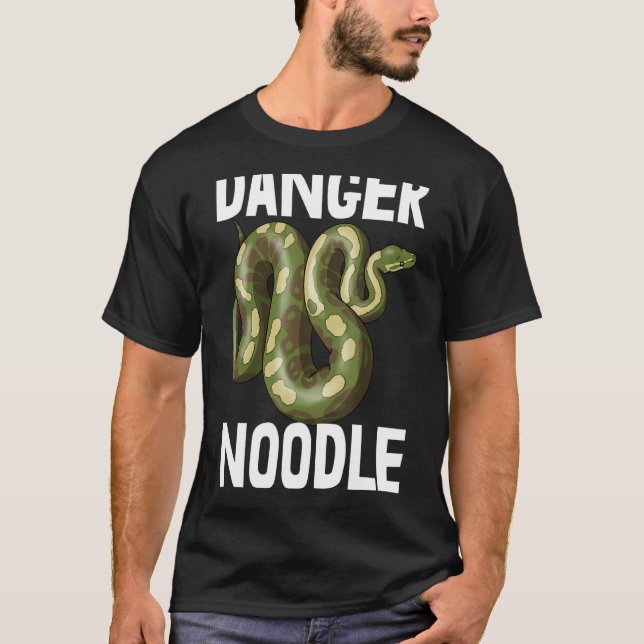 Camiseta Cobra de Cobra de Fenda de Anel de Perigo (Frente)