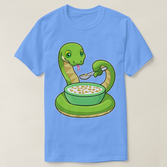 Camiseta Cobra de Comer com Muesli (Frente do Design)