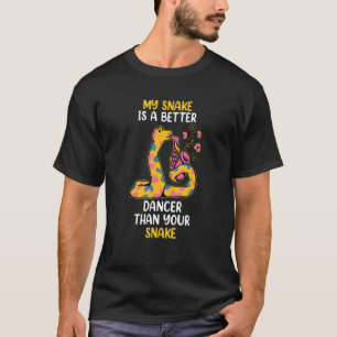 Camiseta Cobra de dança Humor Réptil Diversão Inteligente O