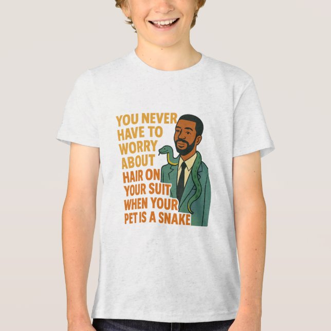 Camiseta Cobra de Estimação Roupa Sem Cabelo Gráfico Divert (Frente)