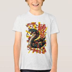 Camiseta Cobra de madeira verde - Ano Novo Chinês