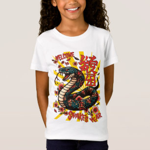 Camiseta Cobra de madeira verde - Ano Novo Chinês