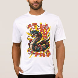 Camiseta Cobra de madeira verde - Ano Novo Chinês