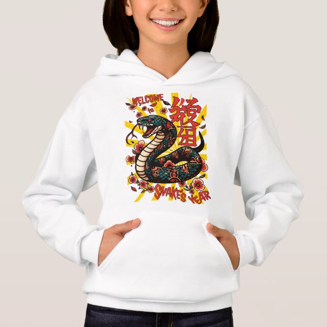 Camiseta Cobra de madeira verde - Ano Novo Chinês (Frente)
