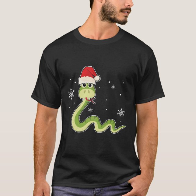 Camiseta Cobra de Natal| Presentes Cobras (Frente)