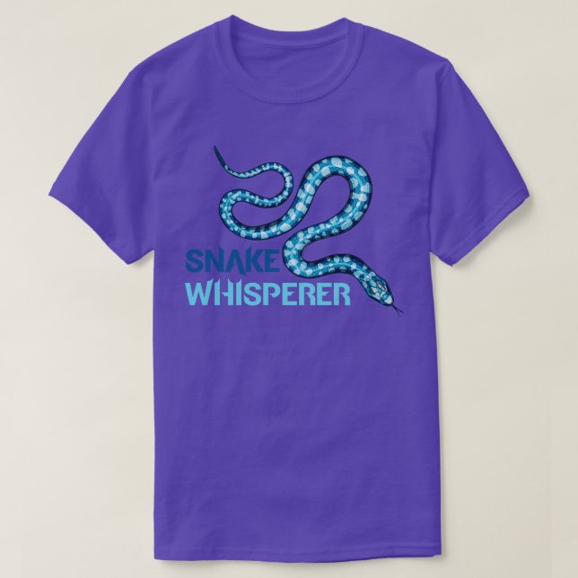 Camiseta Cobra de Presente de Cobra de Sussurro Engraçado (Frente do Design)