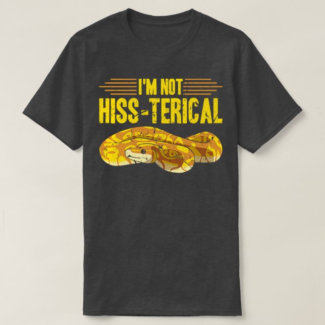 Camiseta Cobra de Python Terical Ball (Frente do Design)