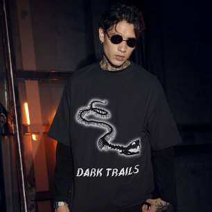 Camiseta Cobra do Esqueleto das Trilhas Escuras na Trilha N