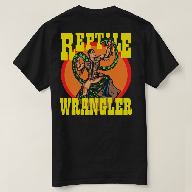 CAMISETA COBRA DO WRANGLER DO RÉPTIL (Verso do Design)
