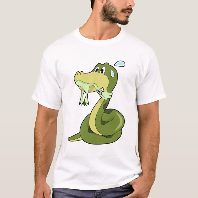 Camiseta Cobra engraçado (Frente)