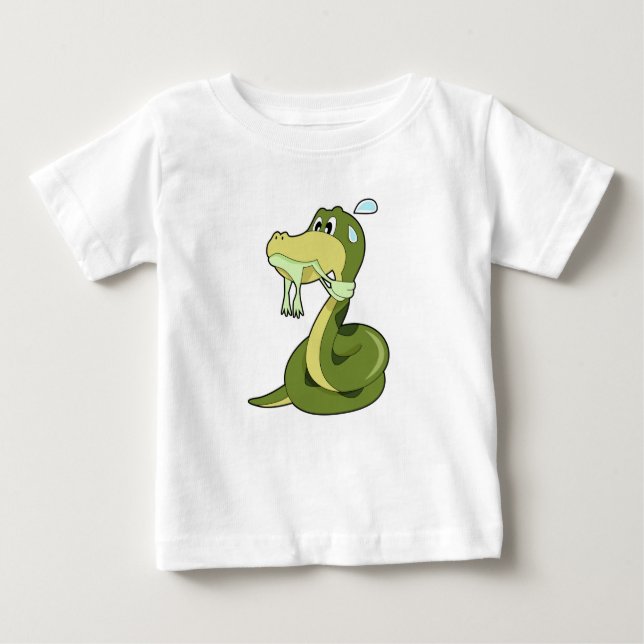 Camiseta Cobra engraçado (Frente)