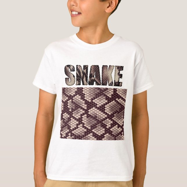 Camiseta Cobra Express® — Kid de impressão animal (Frente)