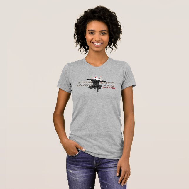 Camiseta Cobra Eyes Ninja | Mulheres (Frente Completa)