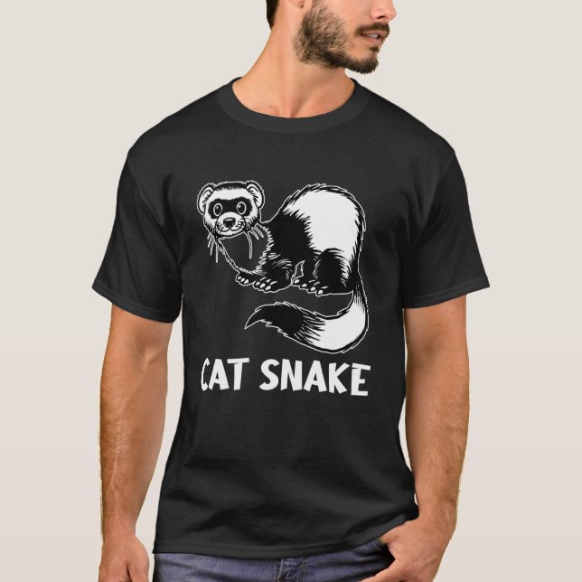 Camiseta Cobra Gato Animais (Frente)