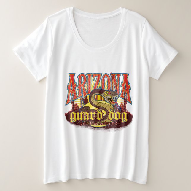 Camiseta Cobra Guarda de arizona (Frente do Design)