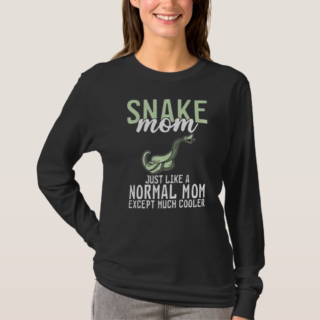 Camiseta Cobra Mãe Como Um Pai Normal, Exceto Sna Mais Fria (Frente)