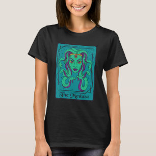 Camiseta Cobra Medusa Tarot Card Cobra grego antigo