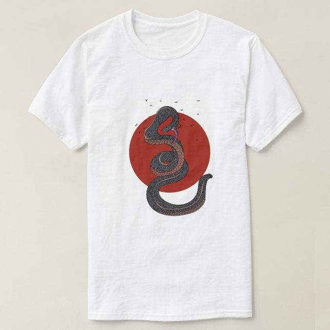 Camiseta Cobra na Grama (Frente do Design)