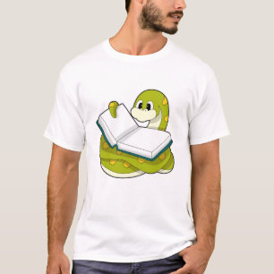 Camiseta Cobra na Leitura com Livro