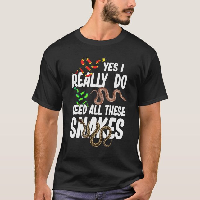 Camiseta Cobra para Homens Herpetology Réptil (Frente)