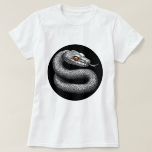 Camiseta Cobra prateada