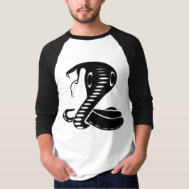 Camiseta Cobra Rei Design Preto