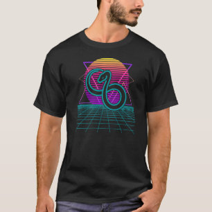 Camiseta Cobra Retro 80s Estilo Ball Python Boa Constritor