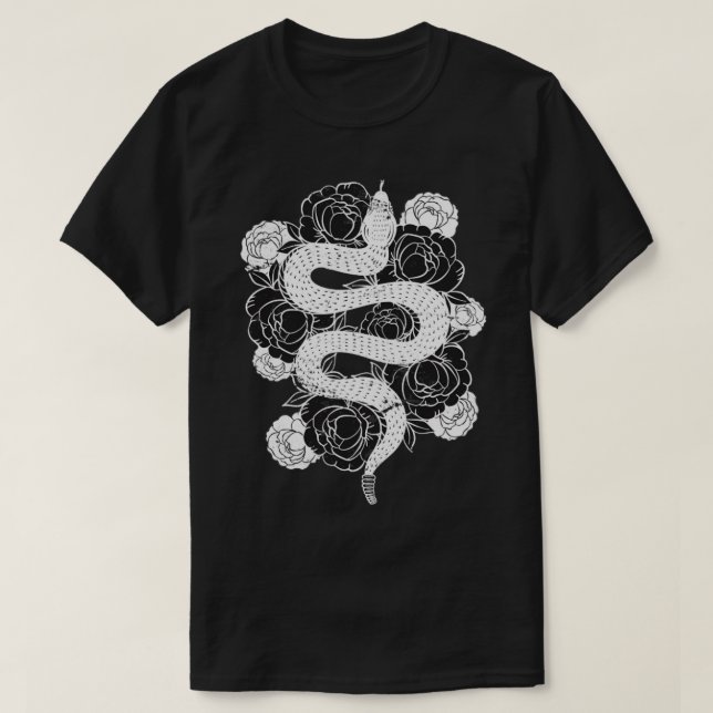 Camiseta Cobra rosa (Frente do Design)