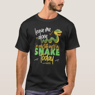 Camiseta Cobra Serpente me deixe sozinho. Só estou falando 
