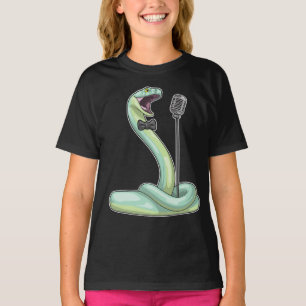 Camiseta Cobra Singer Microphone Music